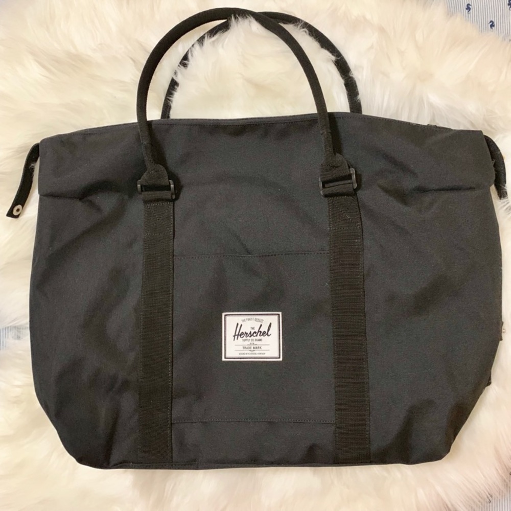 Black Hershel Tote Bag
